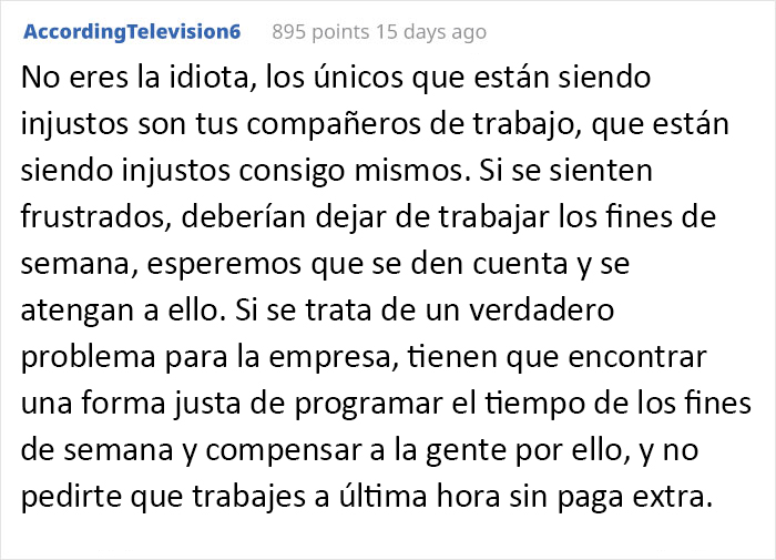 Esta mujer se niega a trabajar más allá de su horario estipulado, provocando un drama en el trabajo