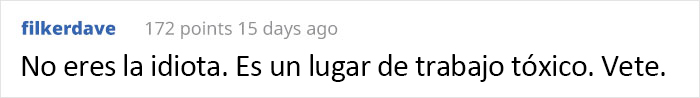 Esta mujer se niega a trabajar más allá de su horario estipulado, provocando un drama en el trabajo