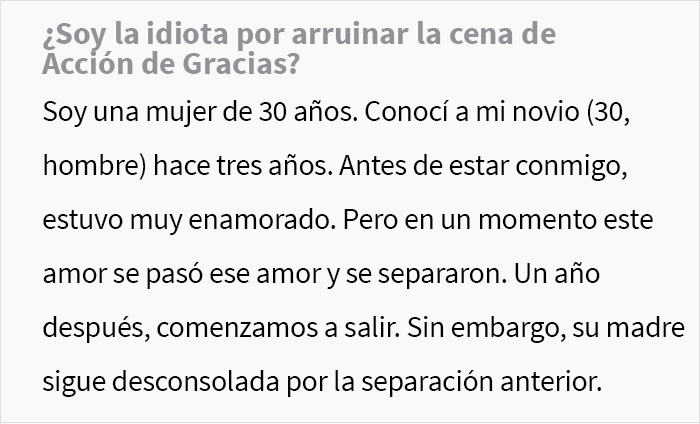 Esta madre nunca "recordaba" el nombre de la novia de su hijo, así que ella se vengó el Día de Acción de Gracias