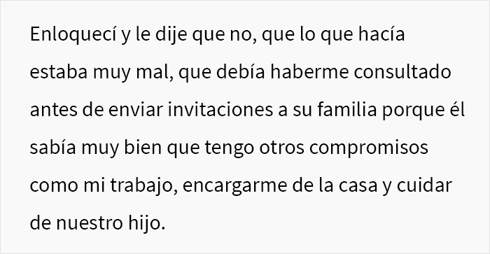 Este hombre faltó al respeto a su esposa invitando a su familia numerosa a celebrar Navidad durante 5 días sin preguntar