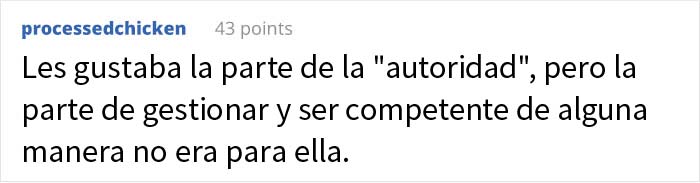 Esta empleada deja su trabajo, pero semanas después una nueva gerente intenta "despedirla" y es degradada