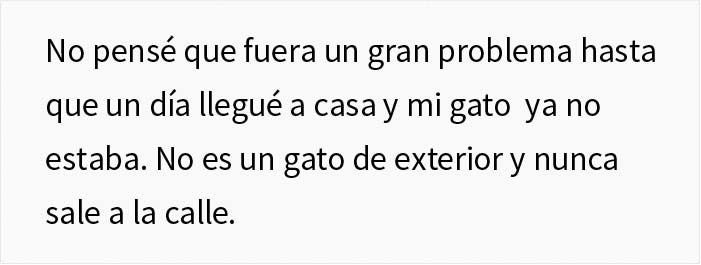 Esta mujer recibió su merecido tras echar de casa al gato de su novio mientras él no estaba