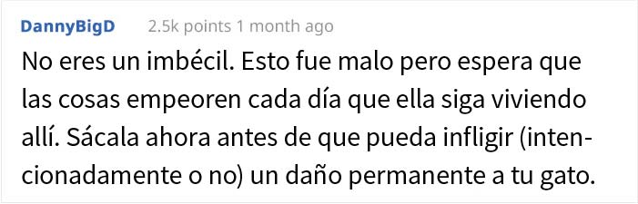 Esta mujer recibió su merecido tras echar de casa al gato de su novio mientras él no estaba