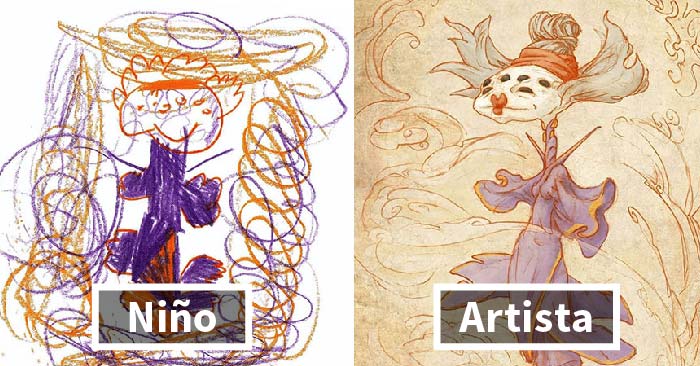 He creado una cuenta en la que artistas profesionales recrean dibujos infantiles de monstruos cada semana (25 nuevas fotos)