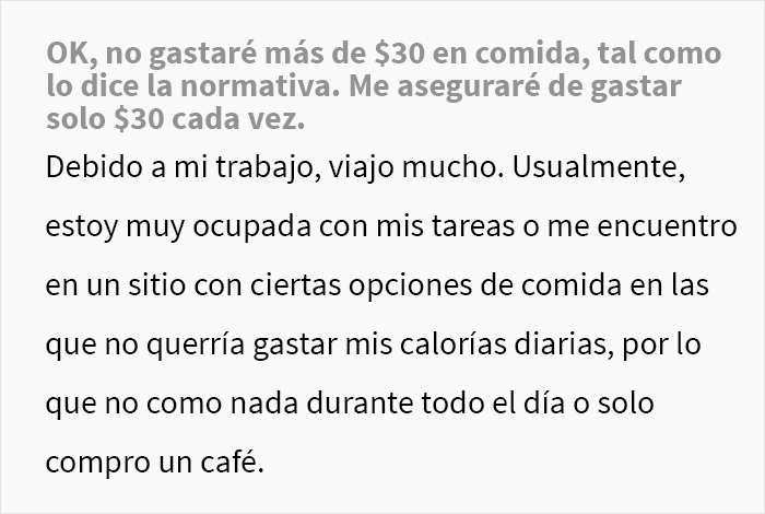 Esta empleada apenas usaba el dinero que le otorgaba su empresa, pero la regañaron por gastar 1,50$ extra una vez y decidió cumplir maliciosamente