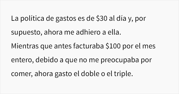 Esta empleada apenas usaba el dinero que le otorgaba su empresa, pero la regañaron por gastar 1,50$ extra una vez y decidió cumplir maliciosamente