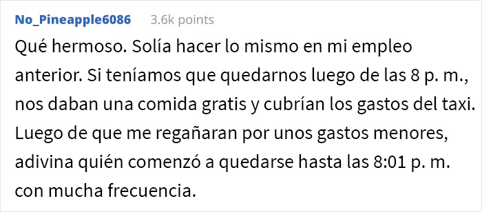 Esta empleada apenas usaba el dinero que le otorgaba su empresa, pero la regañaron por gastar 1,50$ extra una vez y decidió cumplir maliciosamente