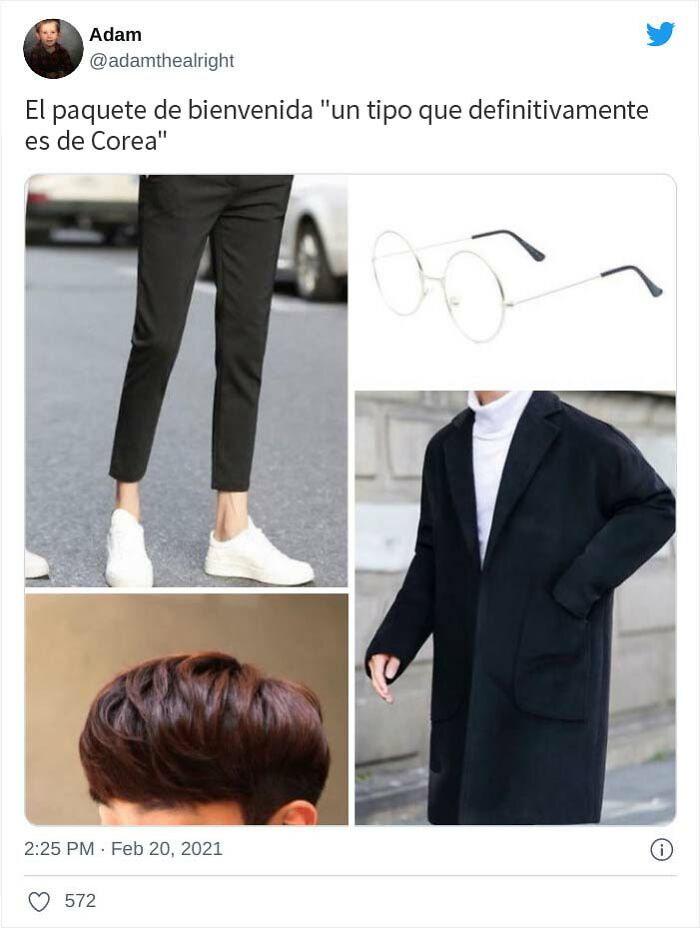 El paquete de bienvenida de "un tipo que definitivamente es de Corea"