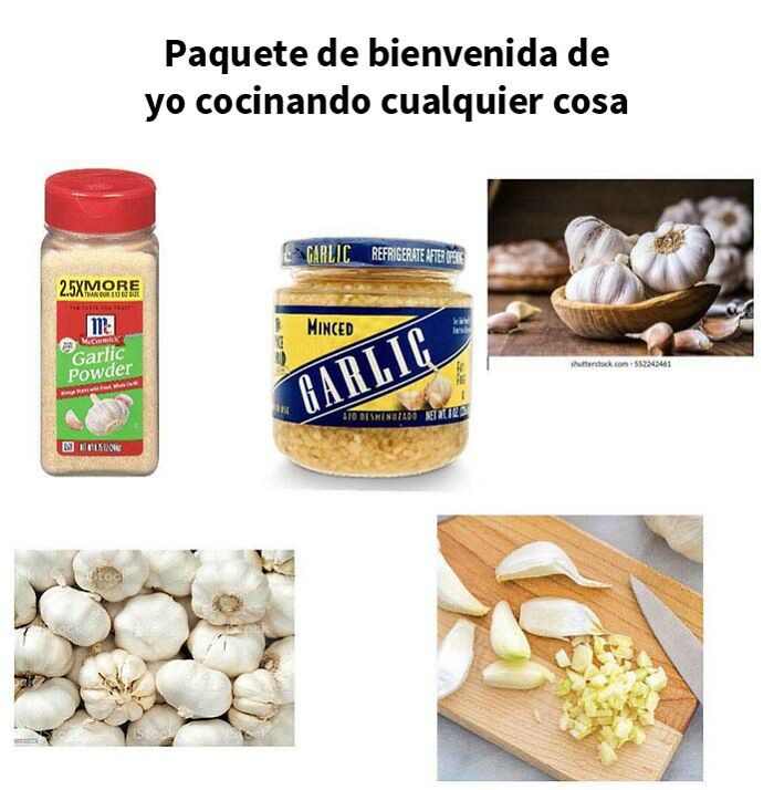 Paquete de bienvenida de yo cocinando cualquier cosa