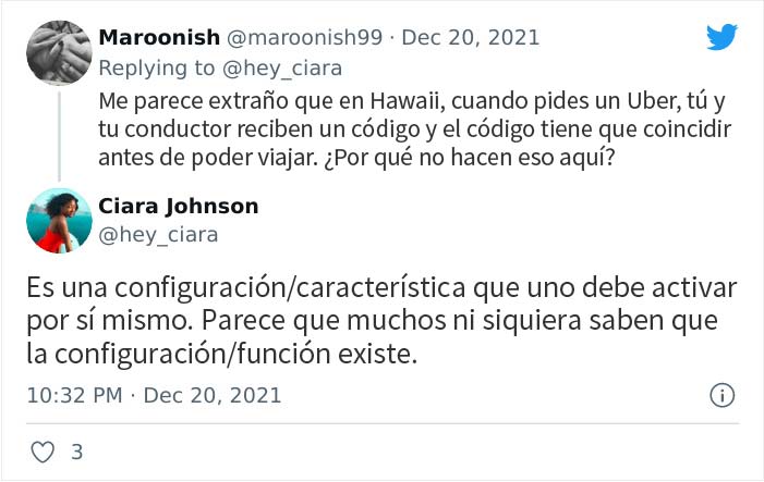 Una mujer tuitea la historia de cómo comprobar la matrícula de un conductor de Uber la salvó de una posible trata de personas