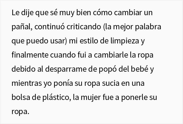 Este padre pregunta si se equivocó por hacer llorar a una mujer que le decía cómo debía limpiar y vestir a su bebé