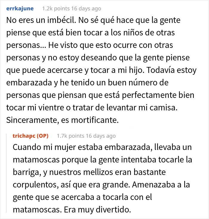 Este padre pregunta si se equivocó por hacer llorar a una mujer que le decía cómo debía limpiar y vestir a su bebé