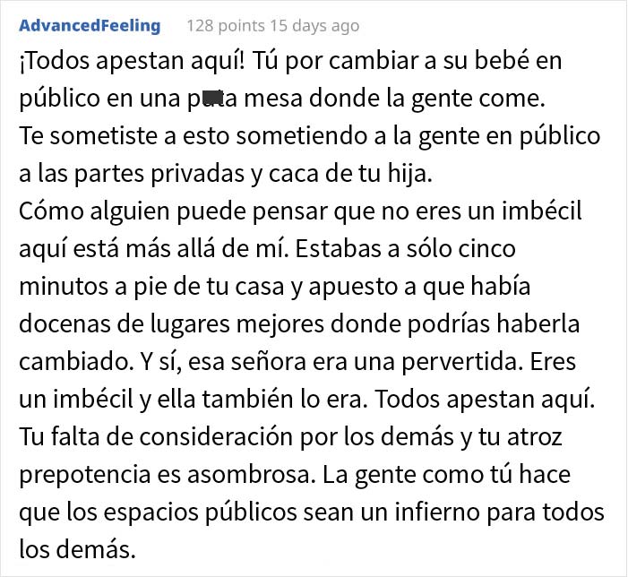 Este padre pregunta si se equivocó por hacer llorar a una mujer que le decía cómo debía limpiar y vestir a su bebé