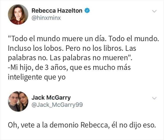 Basta de tus mentiras, Rebecca