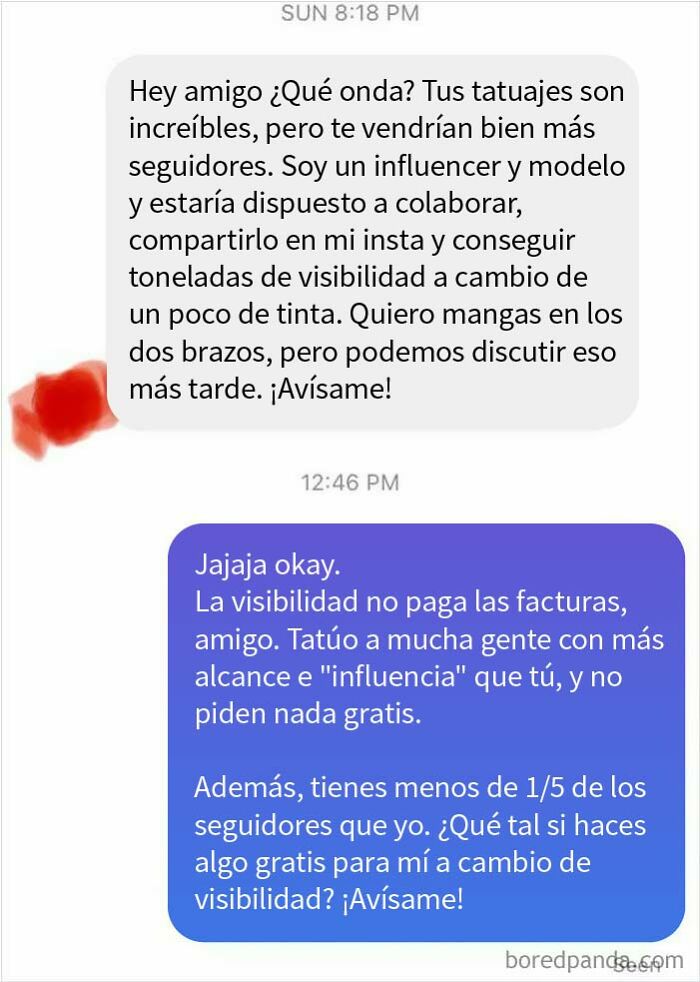 "La visibilidad no paga las cuentas, amigo mío"