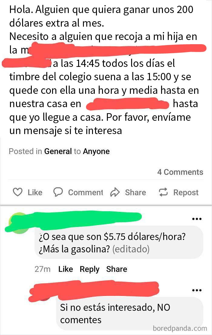 ¡No dejes que la gente sepa cuánto les estoy mal pagando!