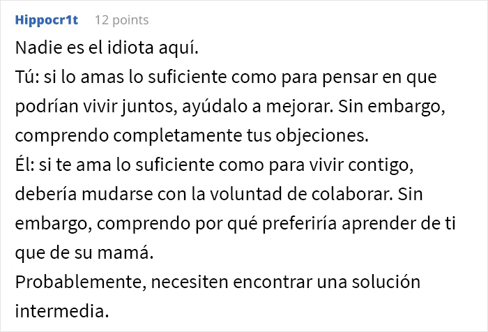 Esta chica de 20 años pospuso mudarse con su novio tras averiguar que él no sabe hacer ninguna tarea del hogar