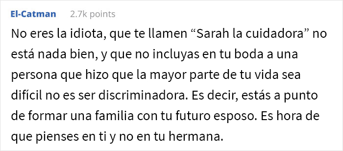 Esta madre esperaba que su hija hiciera que su hermana enferma mental fuera su dama de honor, pero la futura novia se niega