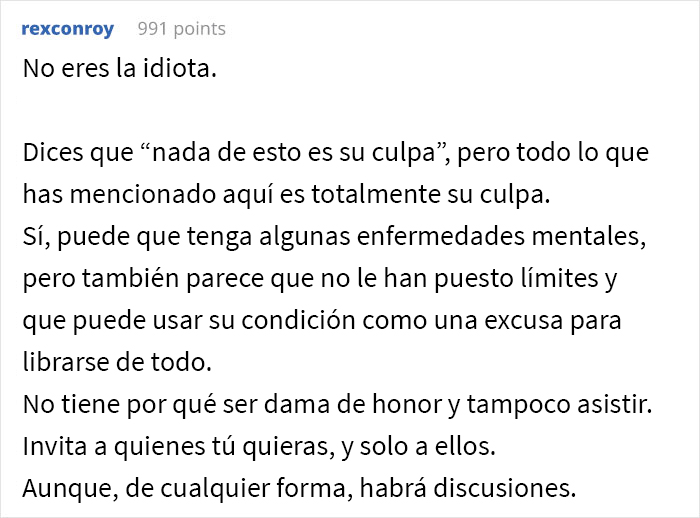 Esta madre esperaba que su hija hiciera que su hermana enferma mental fuera su dama de honor, pero la futura novia se niega