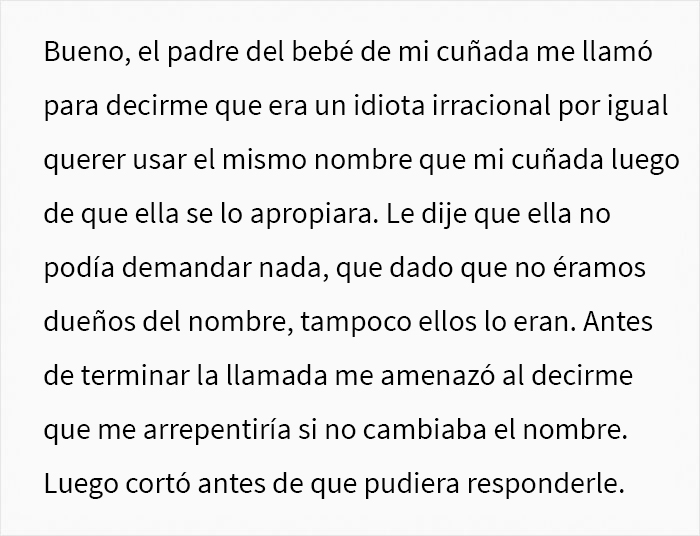 Esta cuñada robó el nombre de un bebé por rencor y se arrepintió tras ver la reacción de los padres
