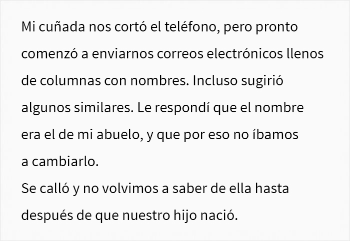 Esta cuñada robó el nombre de un bebé por rencor y se arrepintió tras ver la reacción de los padres