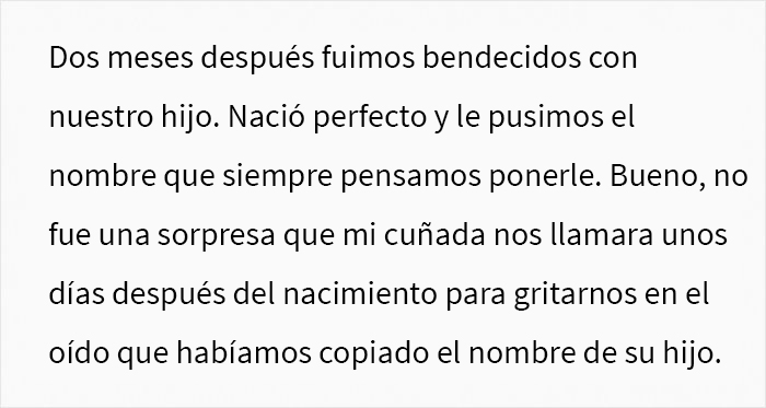 Esta cuñada robó el nombre de un bebé por rencor y se arrepintió tras ver la reacción de los padres