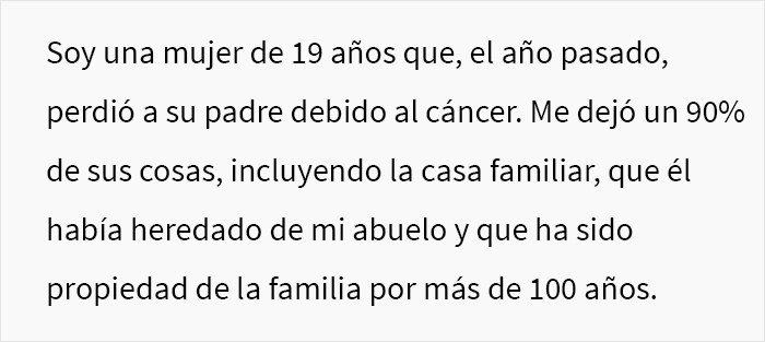 Esta joven de 19 años dejó que su familia viviera en la casa de $3,3 millones que heredó, pero estos abusan de ella y decide venderla