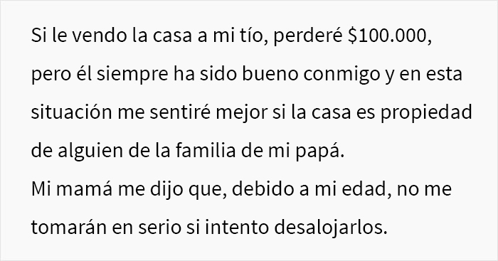 Esta joven de 19 años dejó que su familia viviera en la casa de $3,3 millones que heredó, pero estos abusan de ella y decide venderla