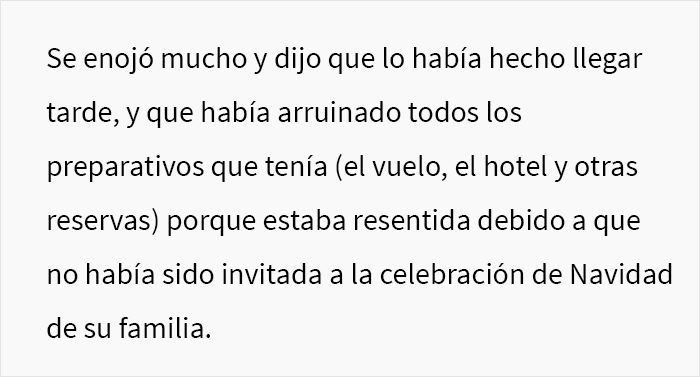 Esta mujer no fue invitada a la fiesta de Navidad de la familia de su esposo debido a sus “puntos negativos” del año anterior, y el drama comenzó cuando no empacó las maletas de su esposo