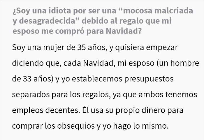 Esta mujer confrontó a su esposo tras encontrar la lista de regalos de Navidad y descubrir que el suyo era el más barato de todos