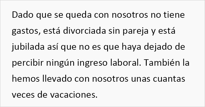 Esta abuela pide dinero por cuidar de su nieto a pesar de vivir con su hija y todos los gastos pagados