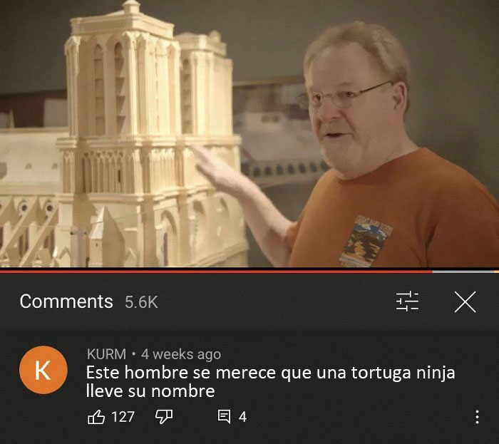 Este hombre construye maquetas complejas con cerillas