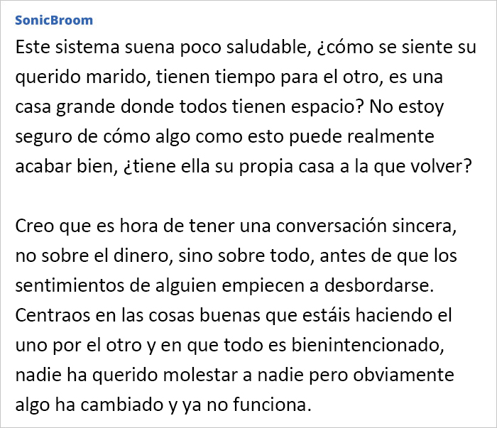 Esta abuela pide dinero por cuidar de su nieto a pesar de vivir con su hija y todos los gastos pagados