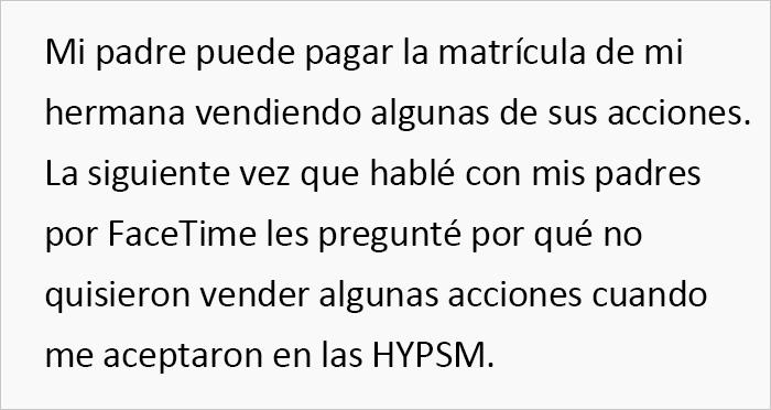 Este hombre 23 años deja de hablar a sus padres tras descubrir que pagan la educación de su hermana cuando no pagaron la suya