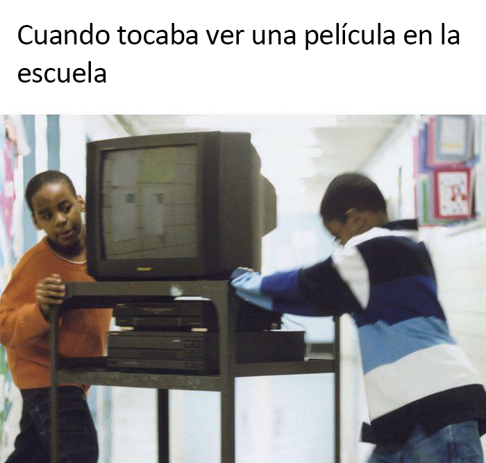 Hora de la película en la escuela