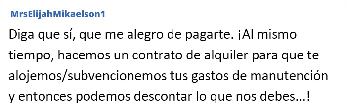 Esta abuela pide dinero por cuidar de su nieto a pesar de vivir con su hija y todos los gastos pagados