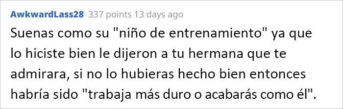 Este hombre 23 años deja de hablar a sus padres tras descubrir que pagan la educación de su hermana cuando no pagaron la suya