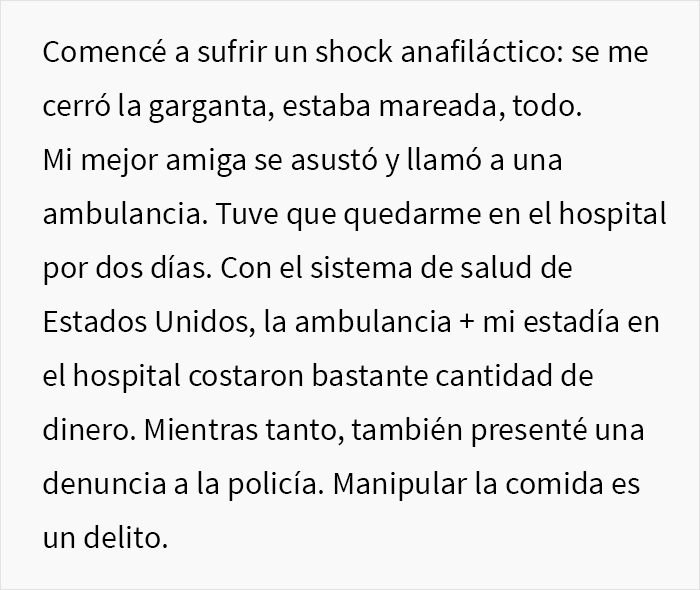 Una mujer cambió la comida de su compañera de casa por una opción vegana y terminó con un cargo por delito grave