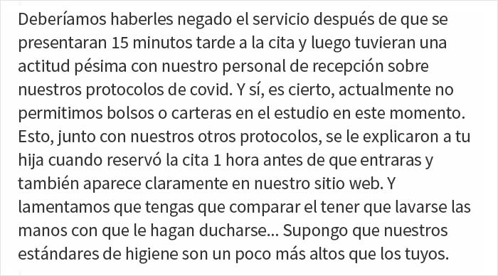 Esta "Karen" deja una reseña de 1 estrella a un estudio de piercings, y la gente se parte con la respuesta del propietario