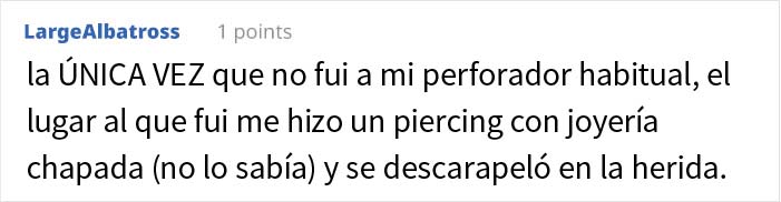 Esta "Karen" deja una reseña de 1 estrella a un estudio de piercings, y la gente se parte con la respuesta del propietario