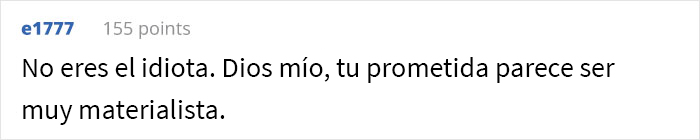 “¿Soy idiota por comprarle a mi prometida un diamante fabricado en un laboratorio y negarme a cambiarlo por una piedra natural?”