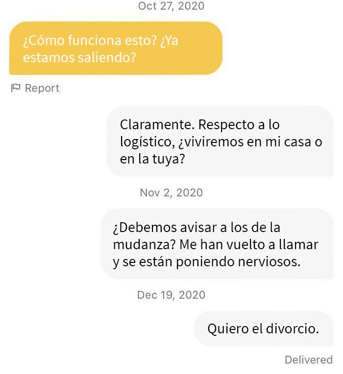 La relación más fugaz de la historia