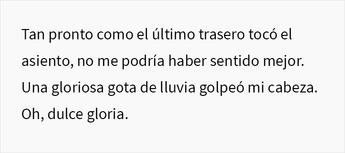 Esta grosera Karen no escuchó las advertencias del camarero sobre la lluvia e hizo que todo su grupo perdiera la mesa