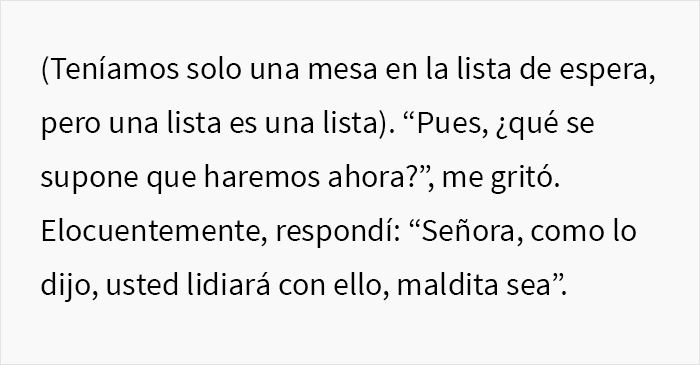 Esta grosera Karen no escuchó las advertencias del camarero sobre la lluvia e hizo que todo su grupo perdiera la mesa