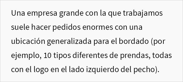 Esta bordadora "molestó" a la gerente con emails de control de calidad, y terminó costando 10000$ a la empresa