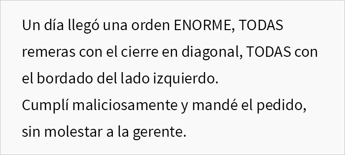 Esta bordadora "molestó" a la gerente con emails de control de calidad, y terminó costando 10000$ a la empresa