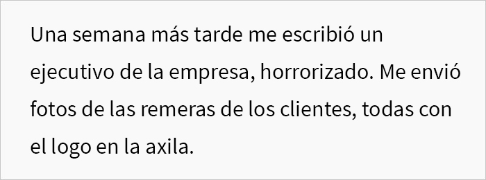 Esta bordadora "molestó" a la gerente con emails de control de calidad, y terminó costando 10000$ a la empresa