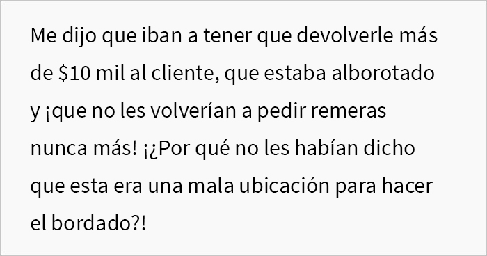 Esta bordadora "molestó" a la gerente con emails de control de calidad, y terminó costando 10000$ a la empresa