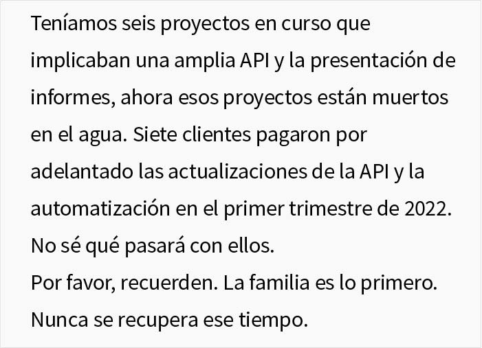 Un empleado renuncia porque la empresa le niega las vacaciones, el jefe le ruega que vuelva cuando el negocio empieza a perder dinero