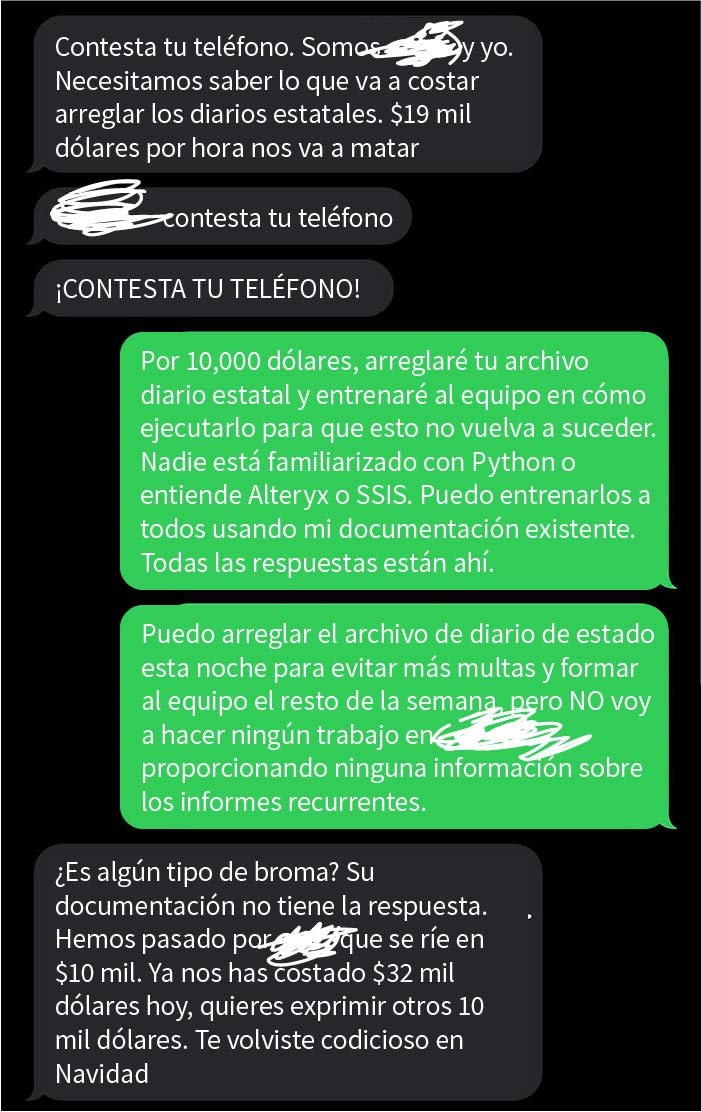 Un empleado renuncia porque la empresa le niega las vacaciones, el jefe le ruega que vuelva cuando el negocio empieza a perder dinero